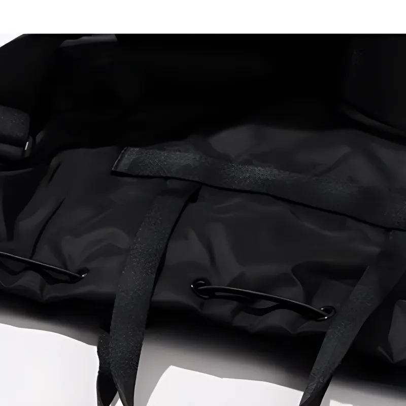 UNIQLO U Collection Polyester Bucket Bag Handbag Shoulder Bag Crossbody Bag Regular Unisex Black-2
