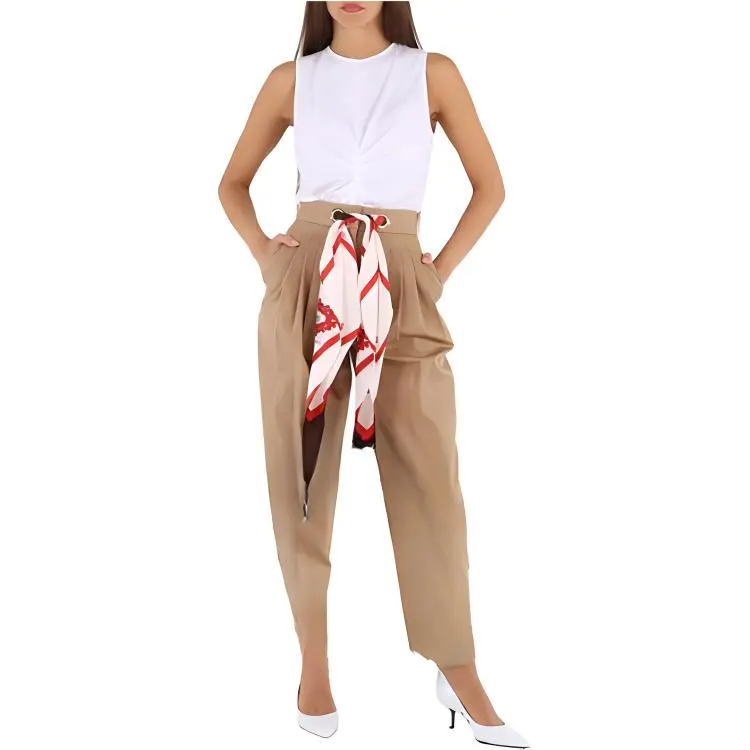Burberry Casual Pants Women's Khaki-2