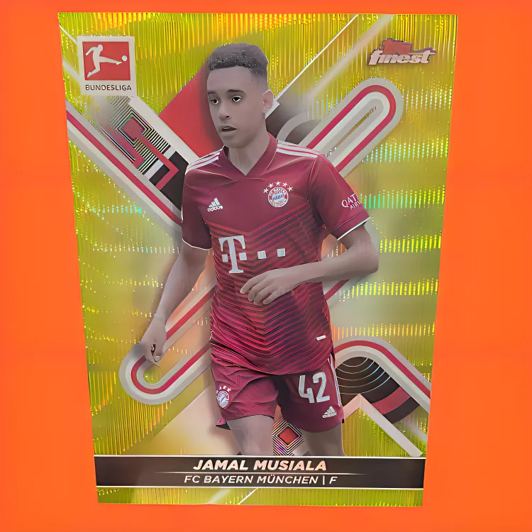 Topps Bundesliga FINEST Germany Bayern Munich Musiala 350 Pc Player Cards Card Product Access Sports Cards 1 Pc-2