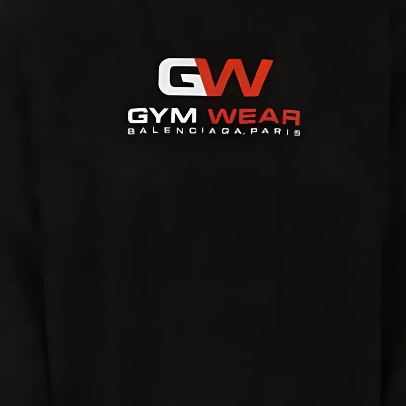 Balenciaga Oversized Gym Wear Logo Sweatshirt-3
