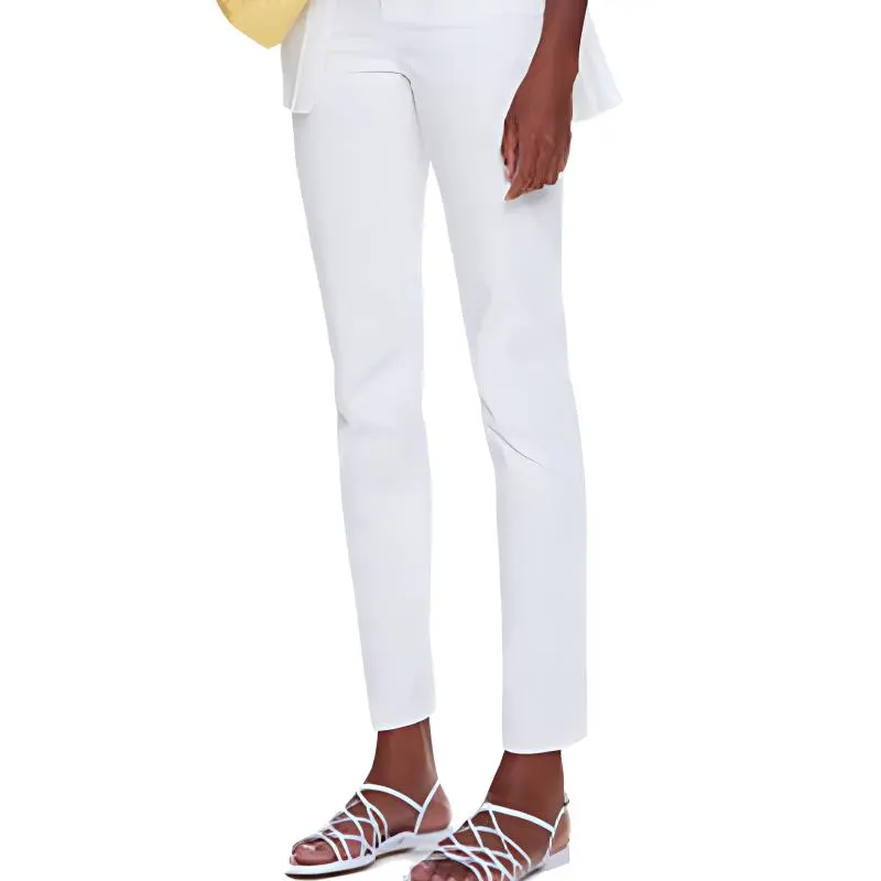 CHANEL Jeans Women's White-3