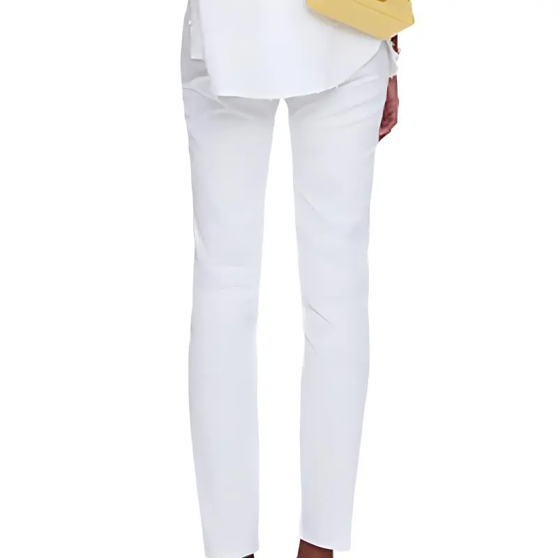 CHANEL Jeans Women's White-4