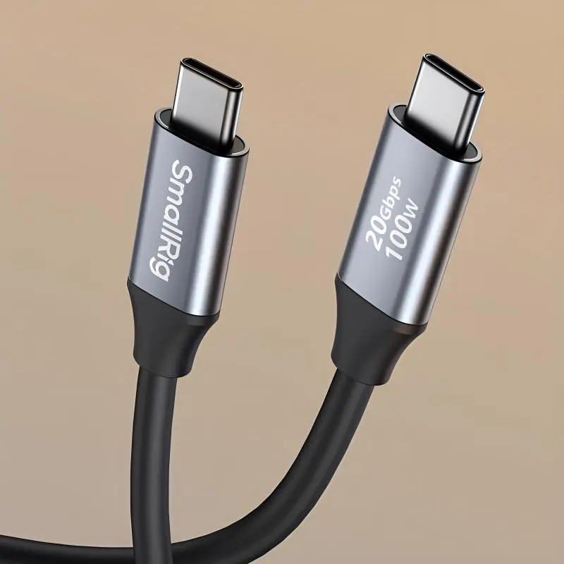 SmallRig USB-C To USB-C PD 100W Fast Charging Aluminum Alloy Head Strong And Durable Cables-1