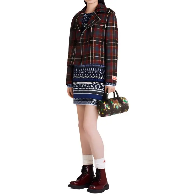 KENZO X Nigo East Meets West Collection Jackets Women's Brown Red-4