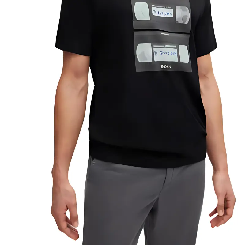 HUGO BOSS TeRetroLeo Graphic print T shirt-5