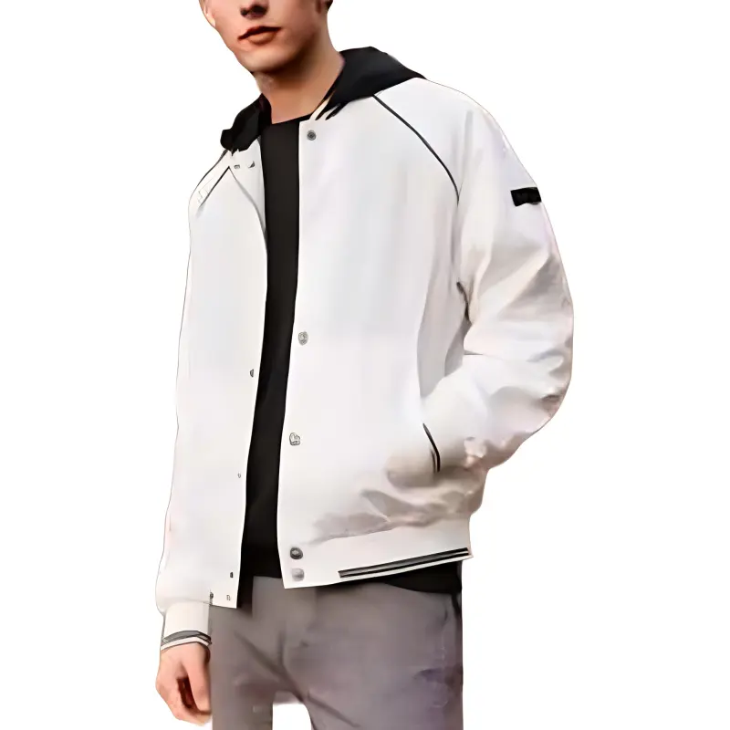 ARMANI JEANS SS23 Jackets Coats Men's White-3