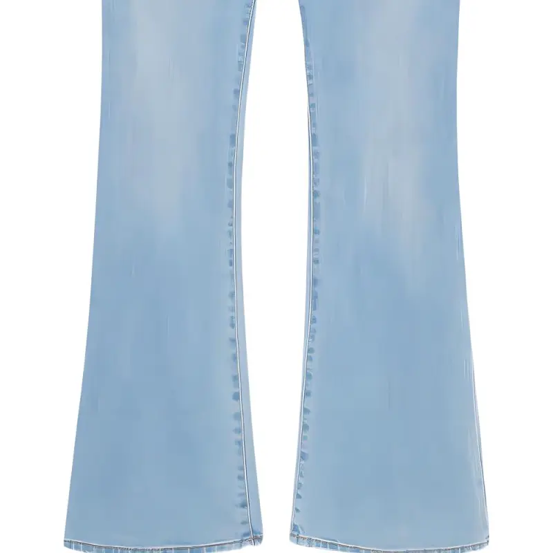 VERSACE JEANS COUTURE Logo Patch Flared Denim Jeans-5