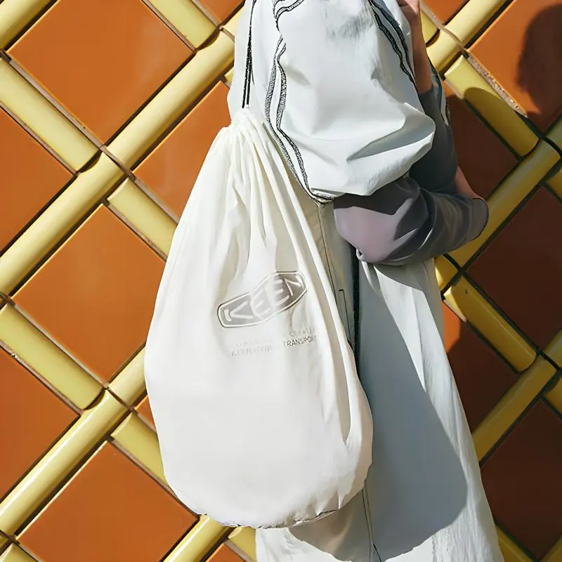 KEEN Nylon Shoulder Bag Crossbody Bag Unisex White-3