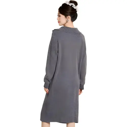 Beautiful Wardrobe Long Sleeved Dress Women's Gray