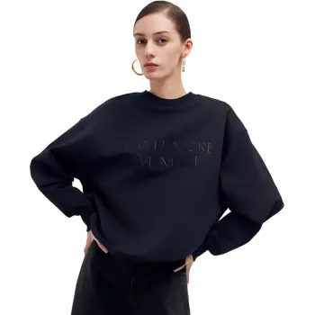 GOELIA Sweatshirts Unisex Black