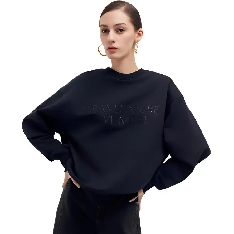 GOELIA Sweatshirts Unisex Black-0