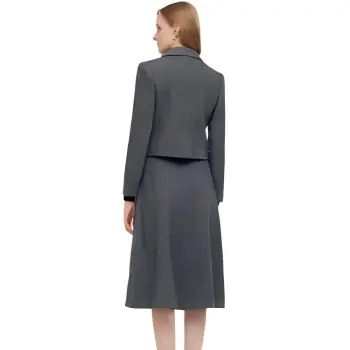 GOELIA Skirt Set Women's Smoke Gray
