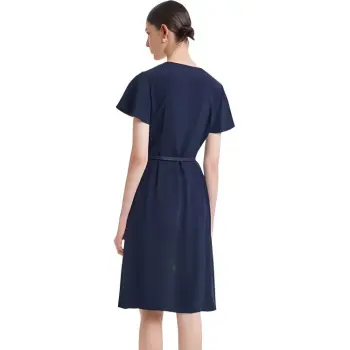 GOELIA Short Sleeved Dress Women's Dark Royal Blue