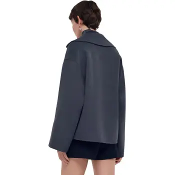 GOELIA Coat Unisex Dark Heather Gray