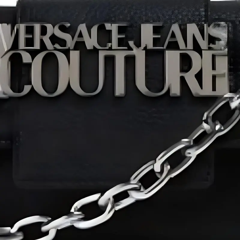 VERSACE JEANS COUTURE Polyester Handbag Shoulder Bag Women's Black-3