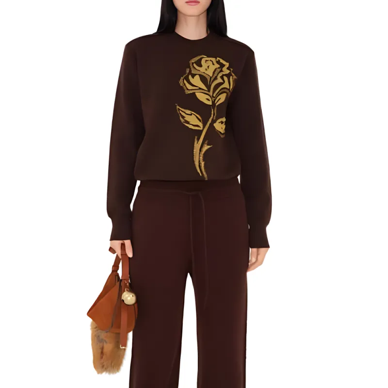 Burberry Casual Pants Women's Brown-4