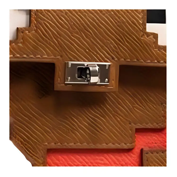 HERMES Kelly Doll Calfskin Shoulder Bag Crossbody Bag Handbag Women's 37 Gold Gold Brown-3