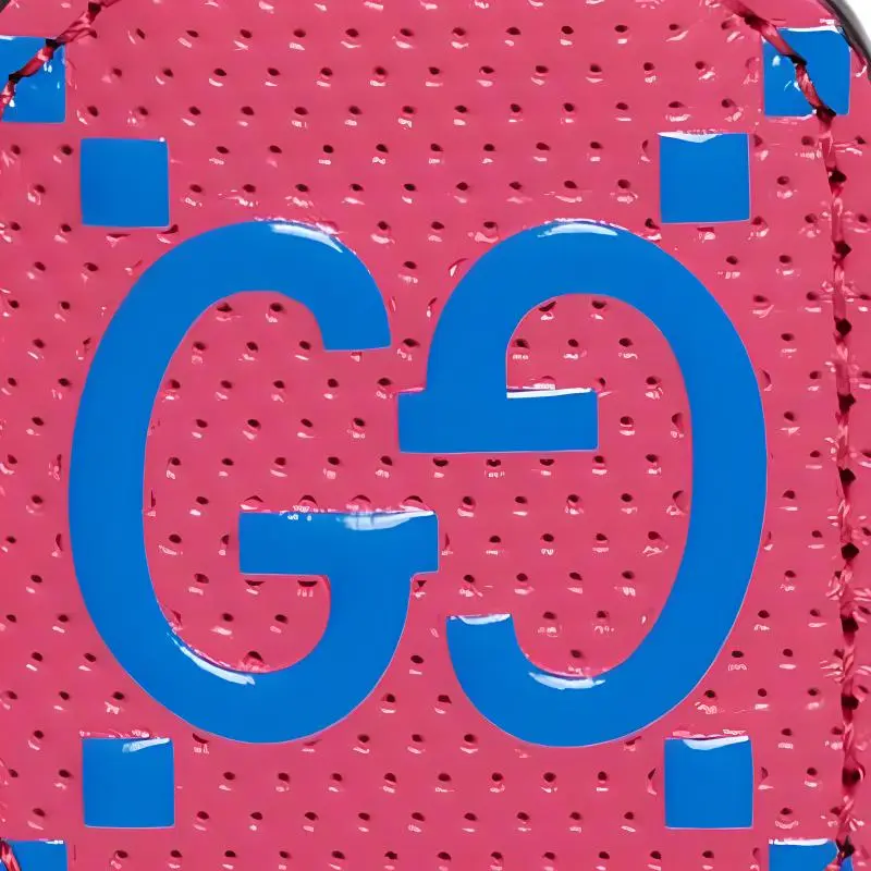 GUCCI Leather Keychain Bag Accessory Women's Pink-2