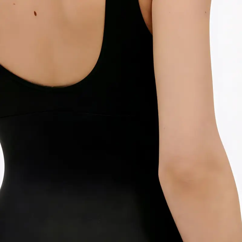 CHANEL SS24 One piece Swimsuit Women's Black-3