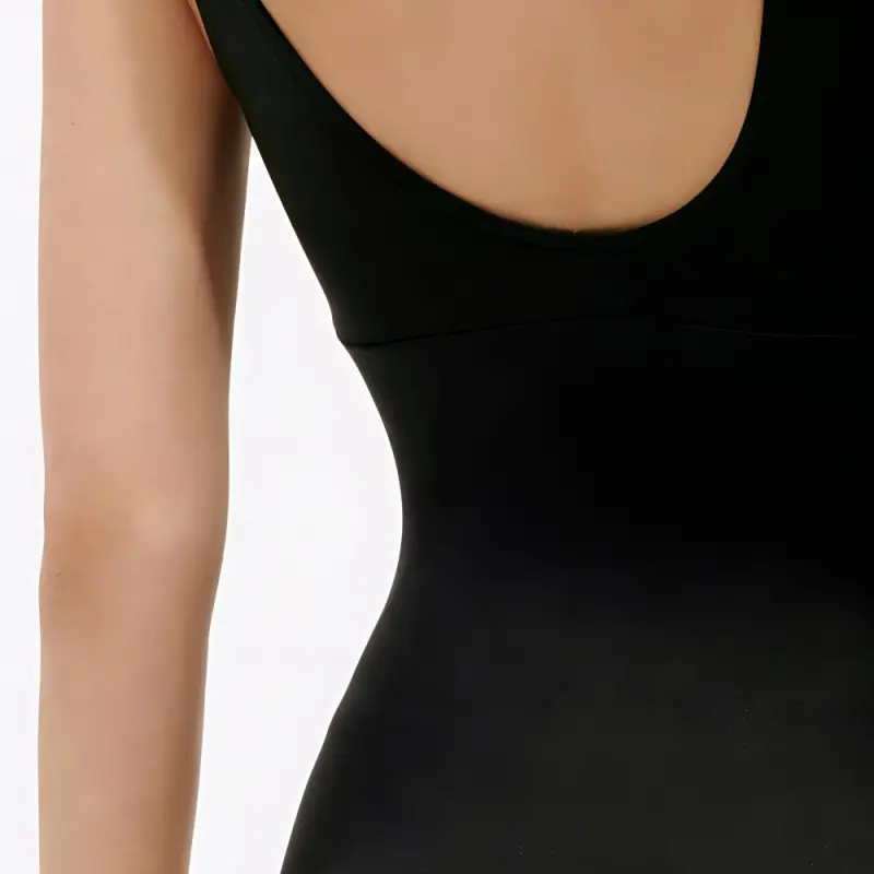 CHANEL SS24 One piece Swimsuit Women's Black-5