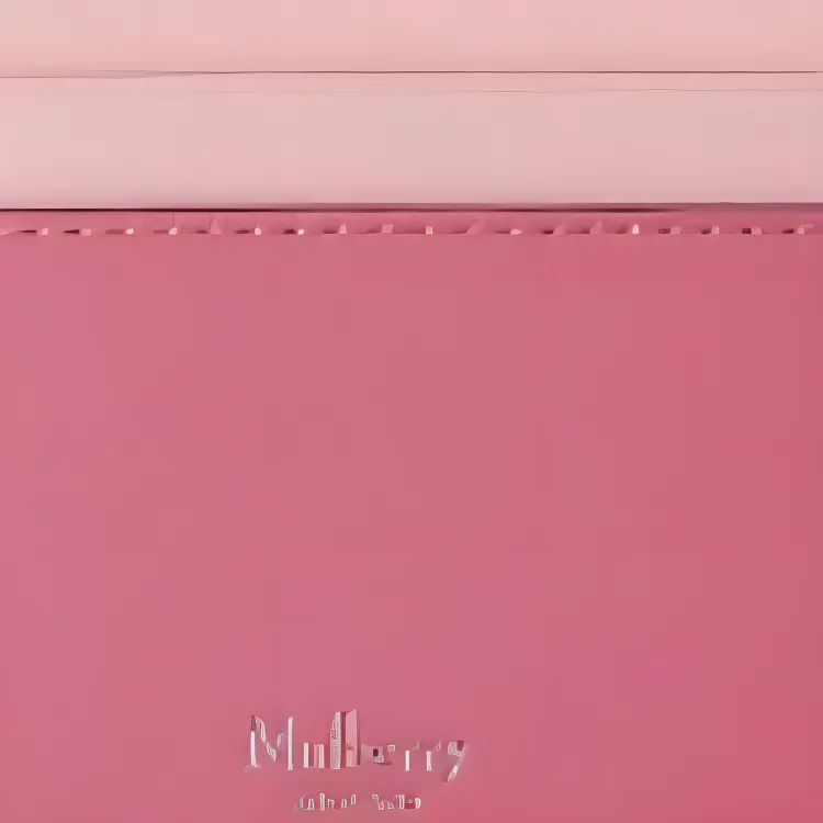 Mulberry Calfskin Card Holder Women's Geranium Pink-4