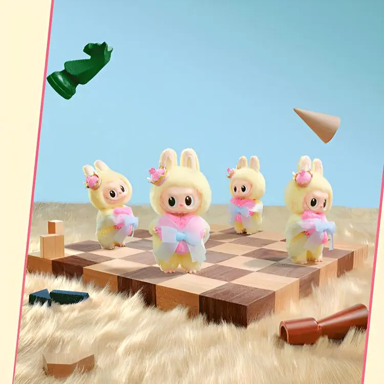 POP MART LABUBU Chinese Chess Adventure Collection THE MONSTERS Slime Plush Queen Hang Tag Box-2