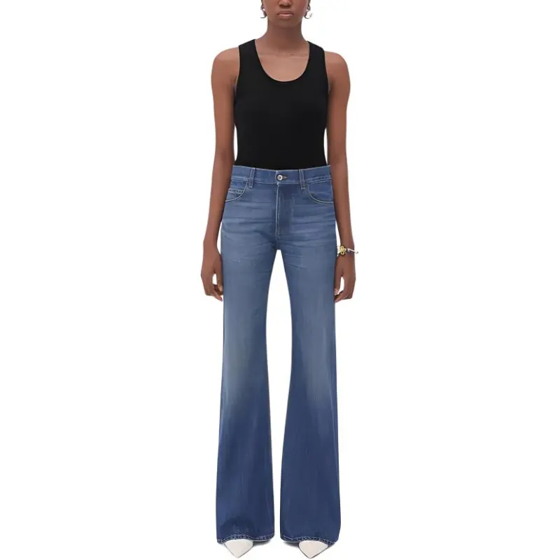 Bottega Veneta Washed Flared Jeans-3