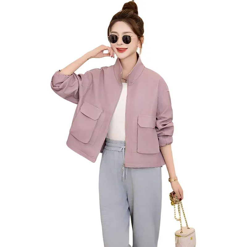 Yi Mengyuan Leather Jackets Coats Women's-3