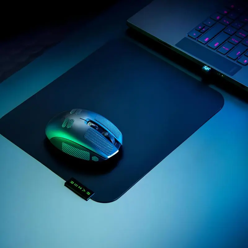 Razer Polycarbonate Earth Yellow Bumblebee V3 Large Size Slip Resistant Stable Attachment Mouse Pads-2