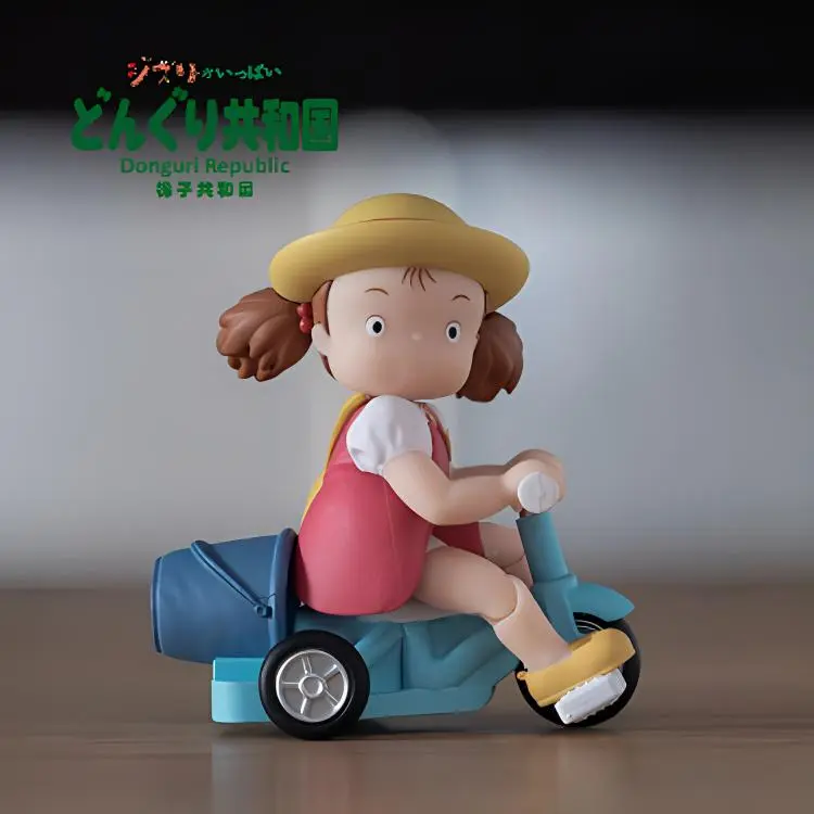 XIANGZIGONGHEGUO Miyazaki's Anime Warrior Tricycle, Little Plum's Tricycle, Desktop Chibi Figures-2