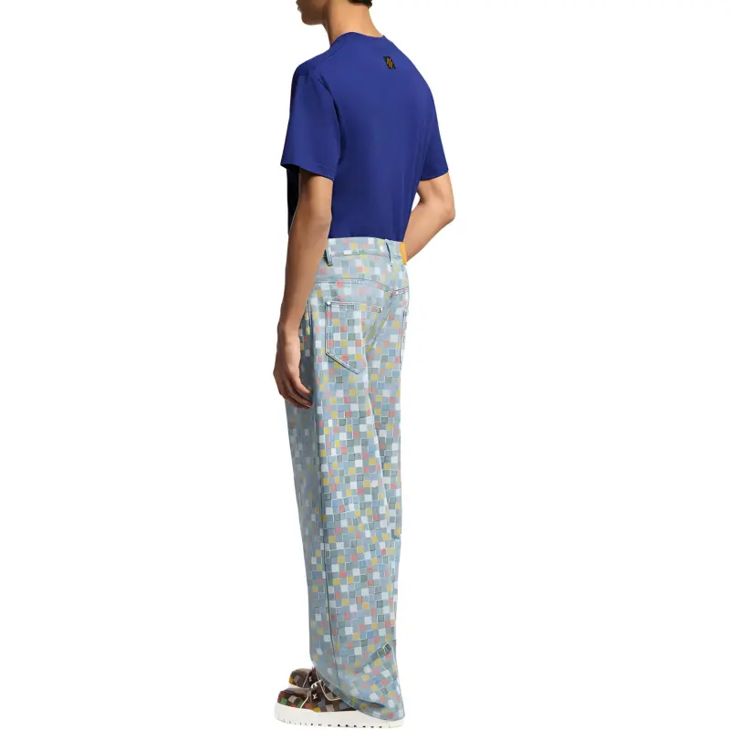 LOUIS VUITTON Embellished Cotton T Shirt-2