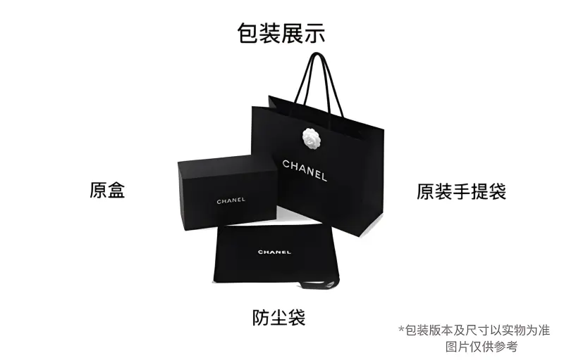 CHANEL Grain Calfskin Card Holder Women's Marine Blue-5