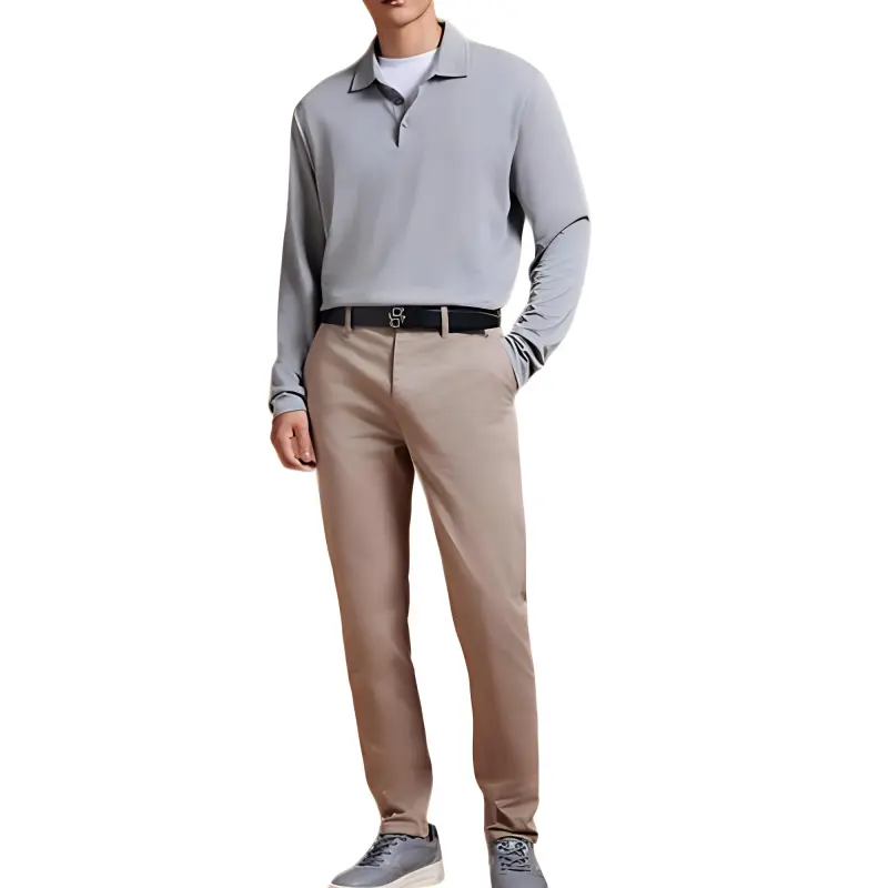HUGO BOSS FW24 Polo Shirt Men's Gray-2