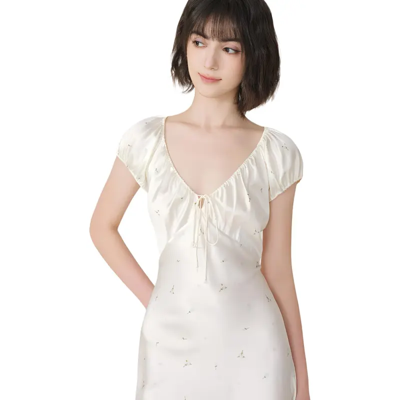 SILKY MIRACLE Nightgown Women's White-4