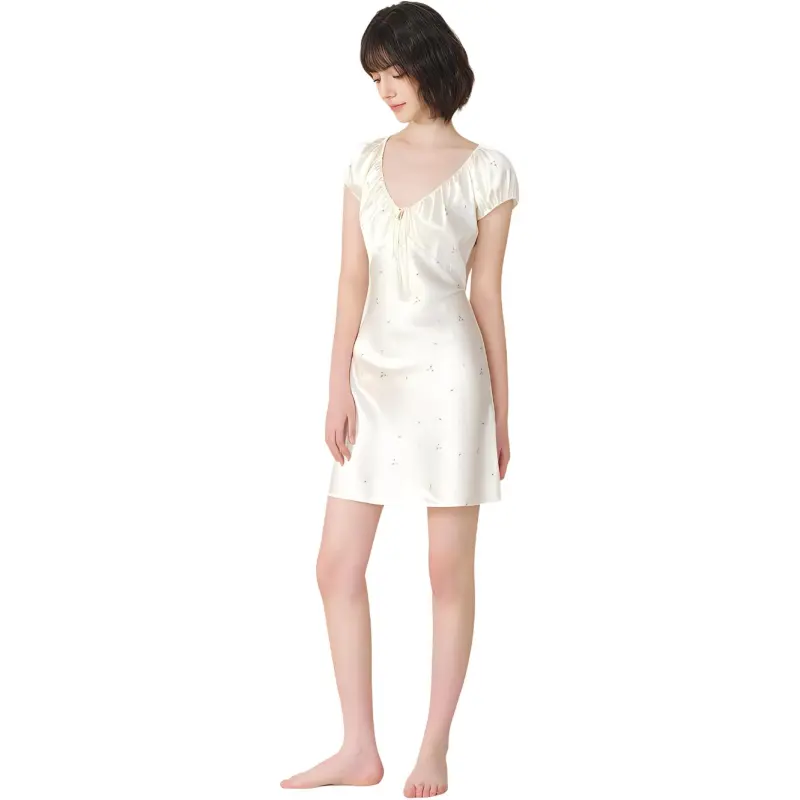 SILKY MIRACLE Nightgown Women's White-2