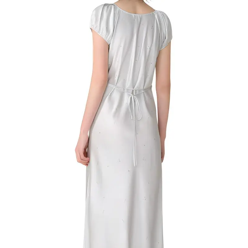 SILKY MIRACLE Nightgown Women's Aqua Blue-3
