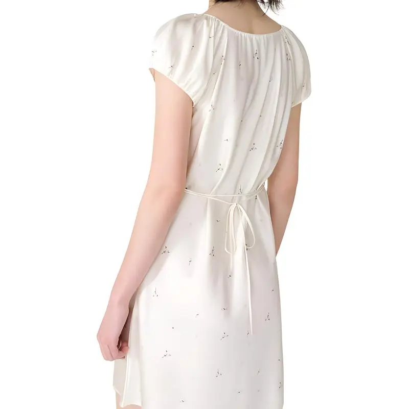 SILKY MIRACLE Nightgown Women's White-6