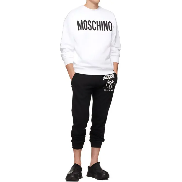 MOSCHINO Logo Printed Long Sleeved Sweatshirt-2