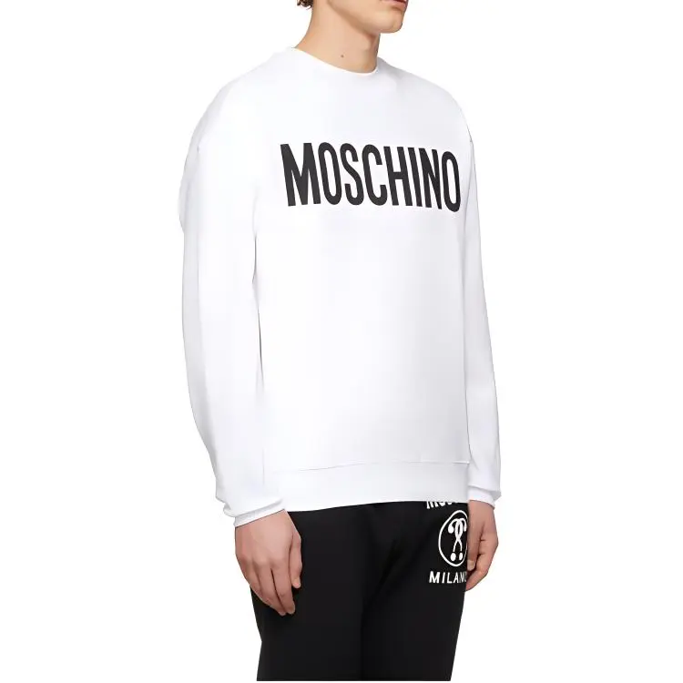 MOSCHINO Logo Printed Long Sleeved Sweatshirt-3