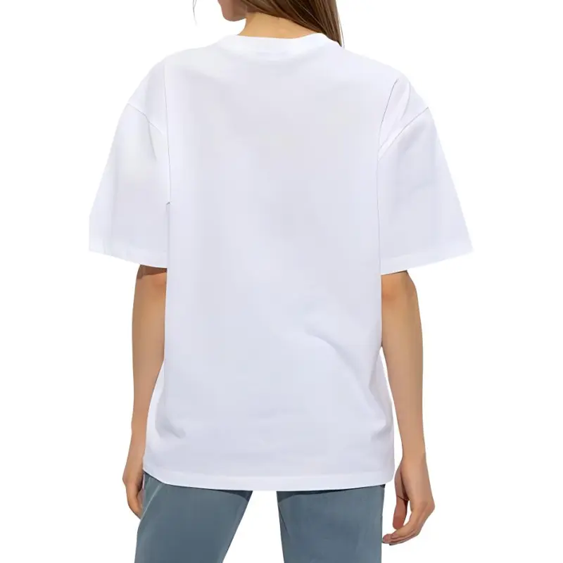 GANNI Graphic print Organic cotton Blend T shirt-4