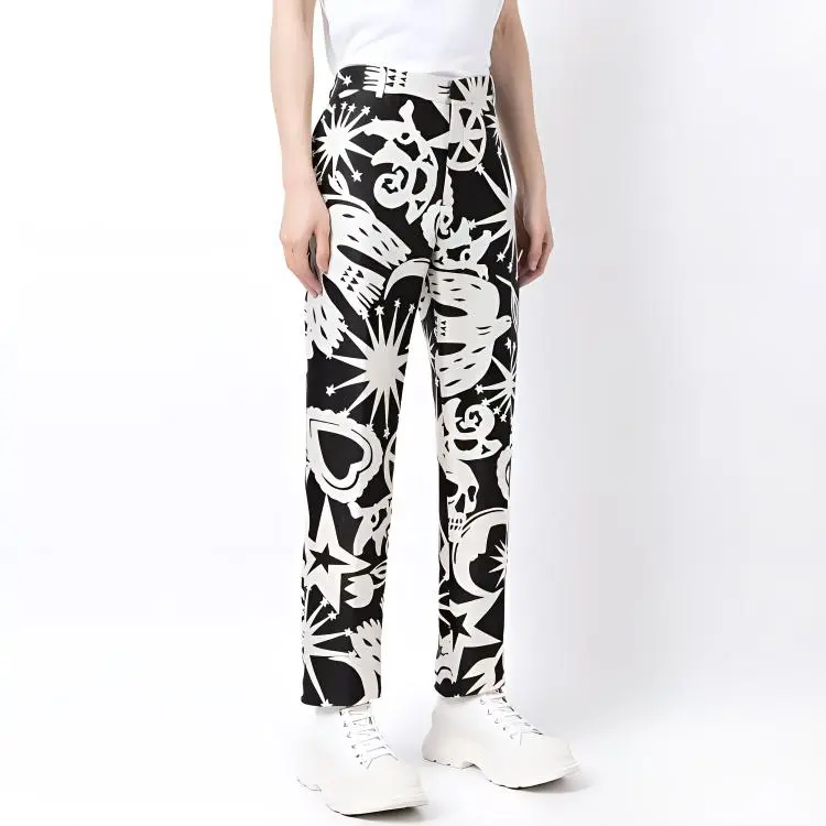 Alexander McQueen Casual Pants Men Black-2