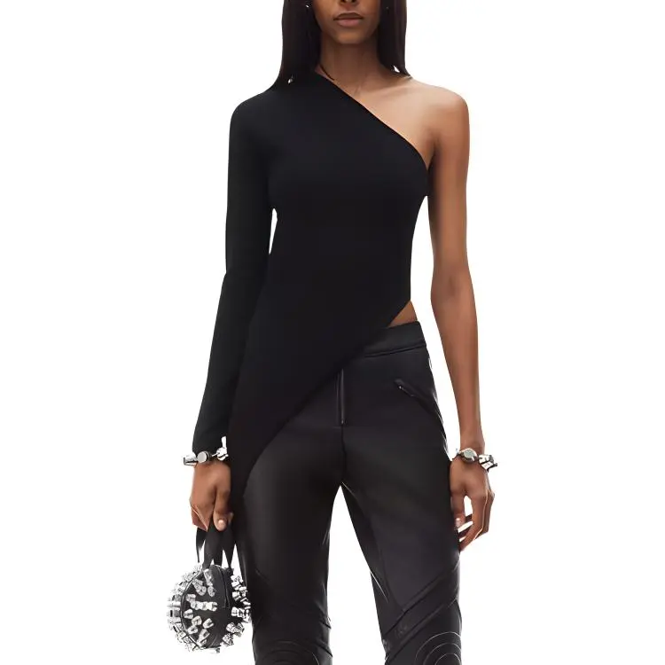 Alexander Wang One Shoulder Asymmetric Top-2