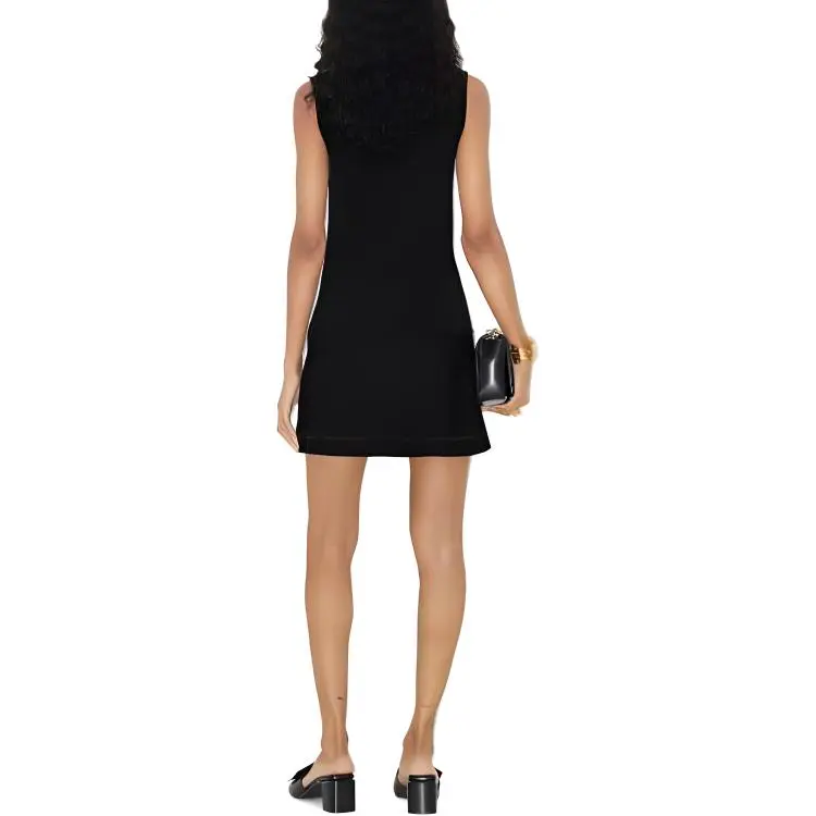 Burberry Sleeveless Dresses Women's Black-2