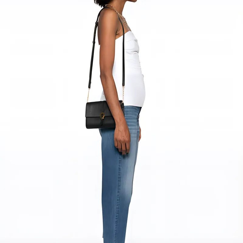COCCINELLE Dorian Logo Stamp Crossbody Bag-4