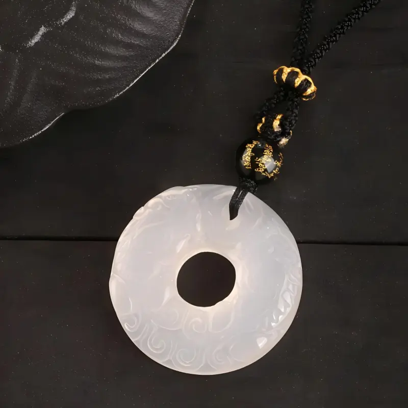 Di Su Xing Chalcedony Jade Necklaces Women's-2