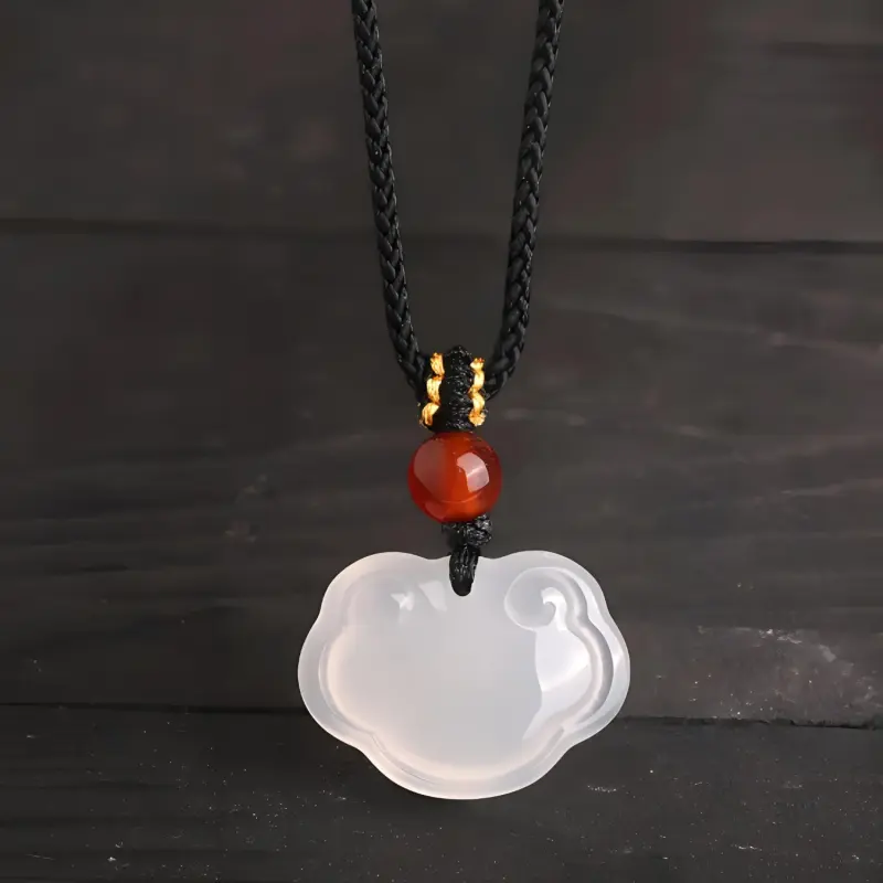Di Su Xing Chalcedony Jade Necklaces Women's-3