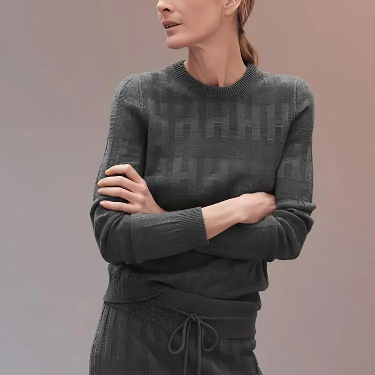 HERMES FW21 Sweater Women's Gray-1