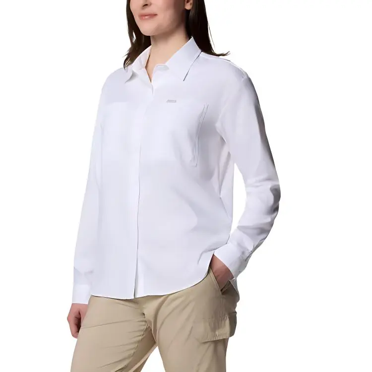 Columbia Silver Ridge Shirt Women's White-1