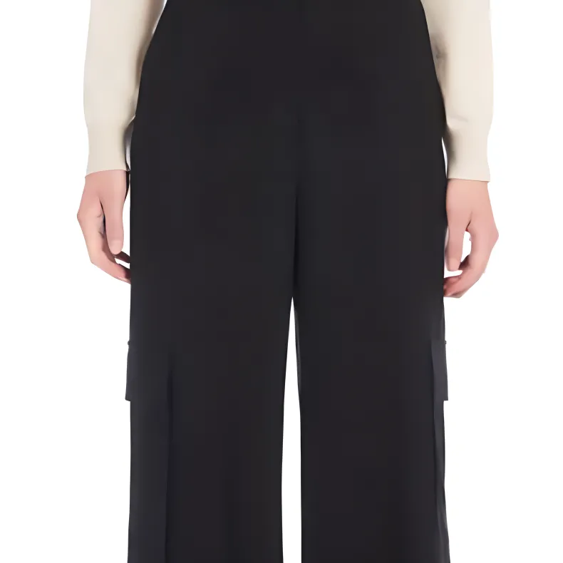 MaxMara Studio Ghiera Straight Leg Trousers-2