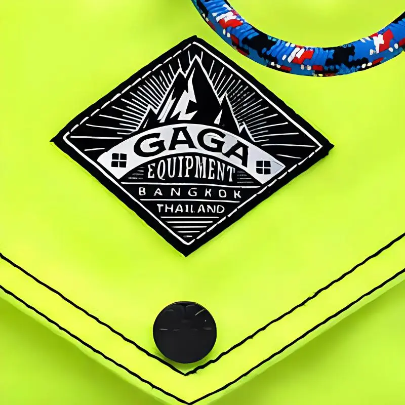 GAGA EQUIPMENT Crossbody Bags Nylon Neon Yellow Unisex-2